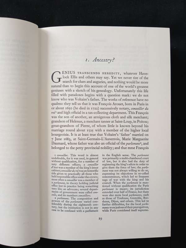 Voltaire by Theodore Besterman