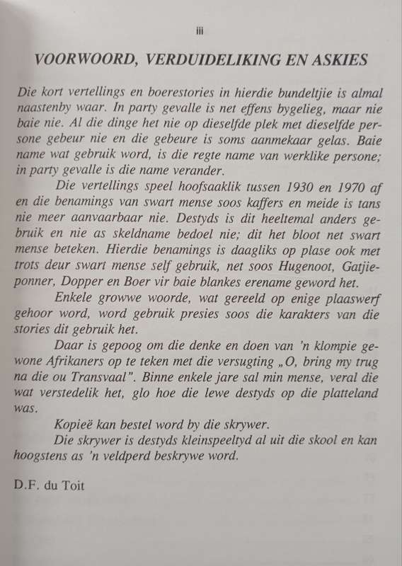 Of Bring my Trug na die Ou Transvaal by DF du Toit