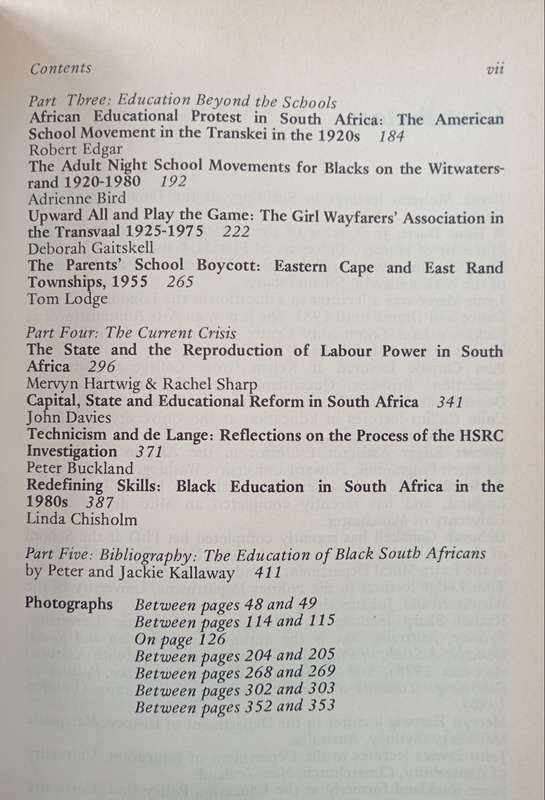 Apartheid & Education Edited by Peter Kallaway