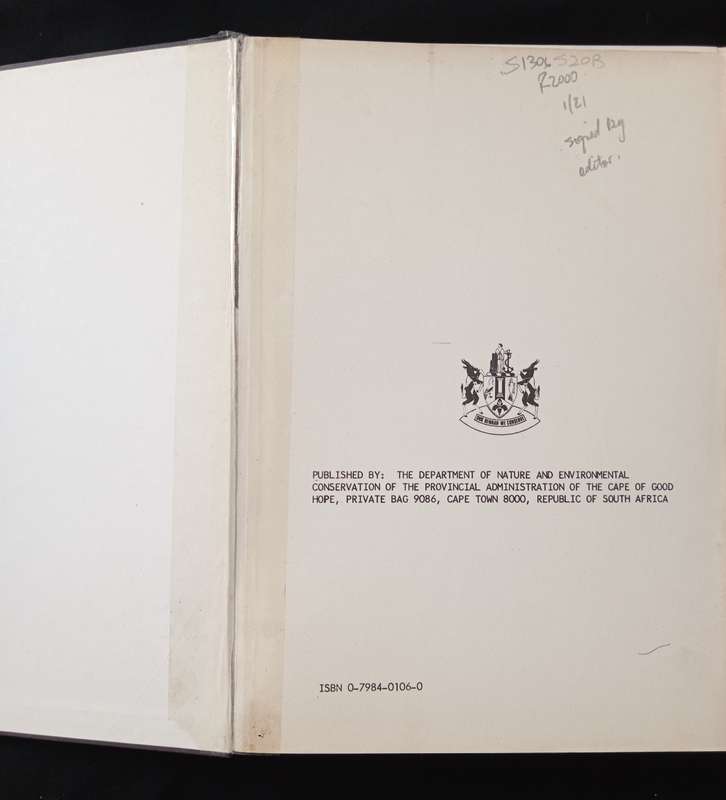 Historical Mammal Incidence in the Cape Province Volume 1 by CJ Skead