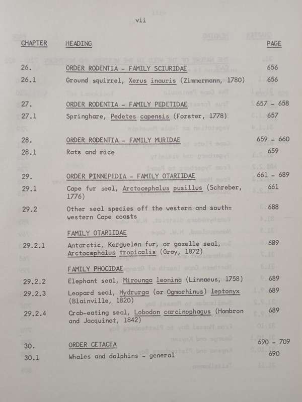 Historical Mammal Incidence in the Cape Province Volume 1 by CJ Skead