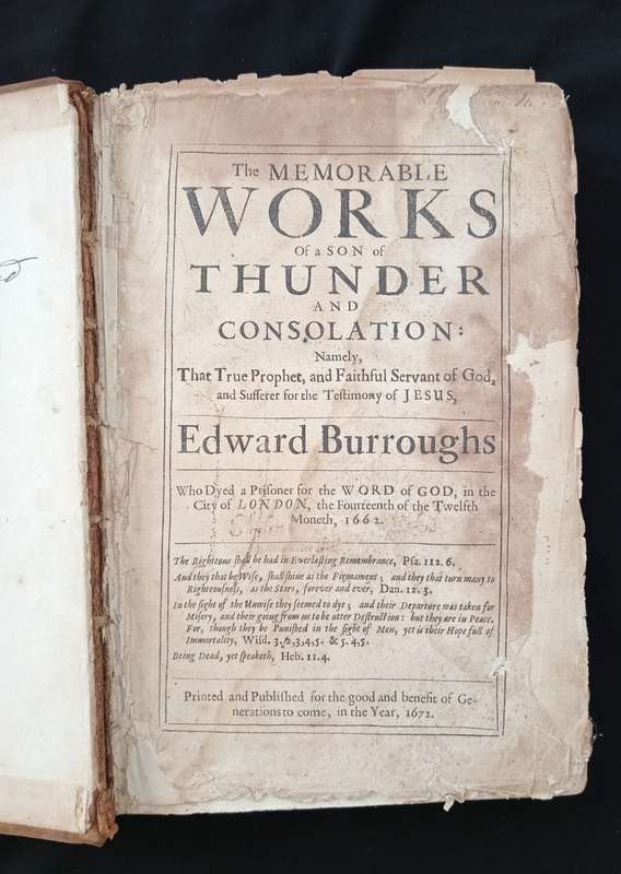 The Memorable Works of a, Son of Consolation by Edward Burroughs
