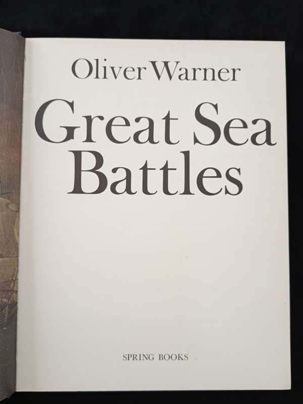 Great Sea Battles by Oliver Warner