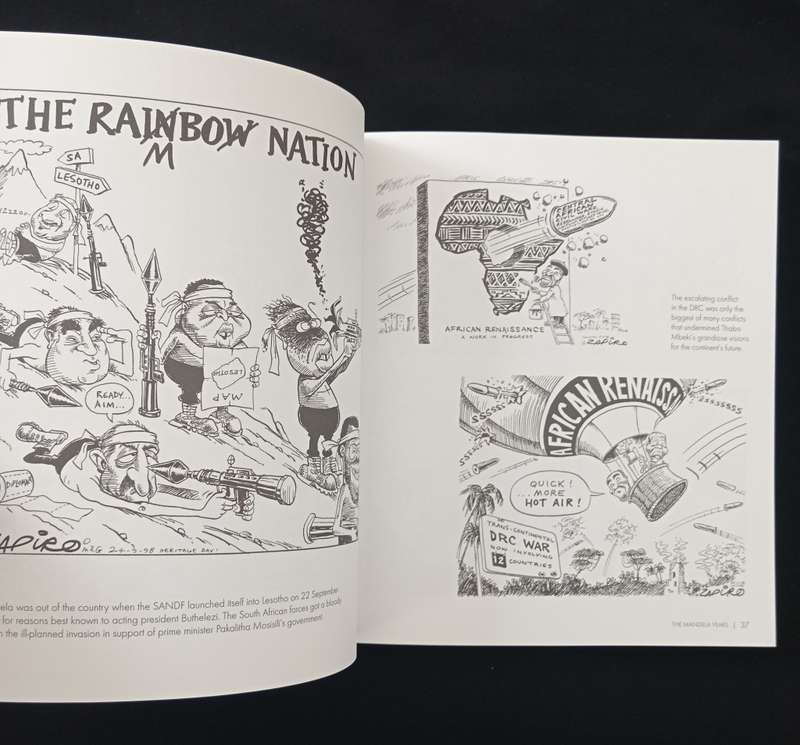 Democrazy SA`s Twenty-Year Trip by Zapiro Text by Mike Wills
