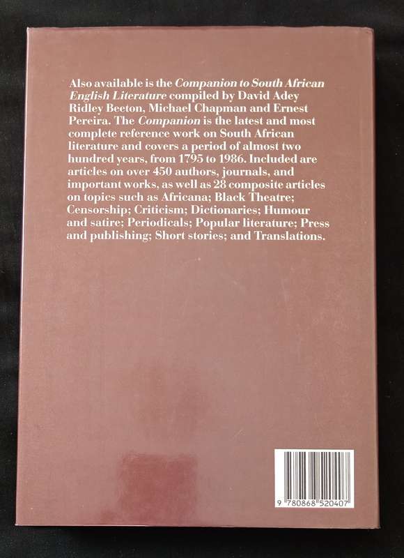 Companion to South African Libraries by Ruben Musiker