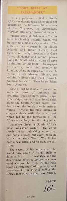 Eight Bells at Salamander by Lawrence G Green