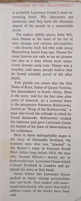 Thunder on the Blaauwberg by Lawrence G Green