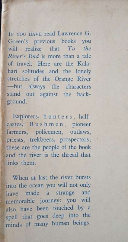 To the River`s End by Lawrence G Green