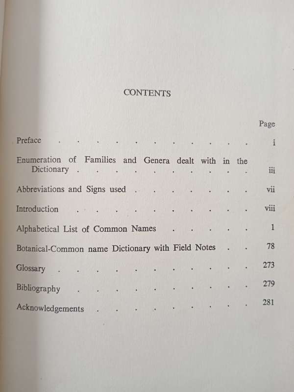 Rhodesian Botanical Dictionary of African & English Plant Names by H Wild