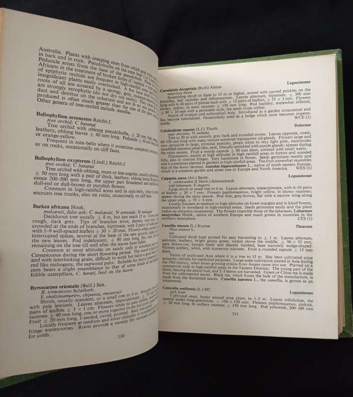 Rhodesian Botanical Dictionary of African & English Plant Names by H Wild