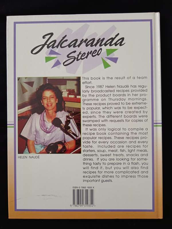 Jakaranda Stereo Recipe Book Compiled by Helen Naudé