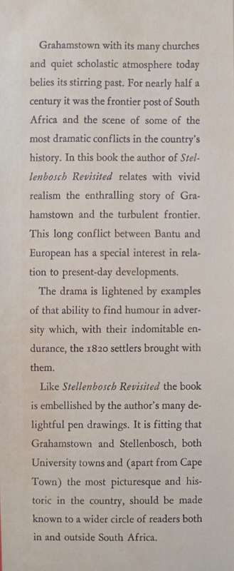 Frontier Post the story of Grahamstown by Joy Collier