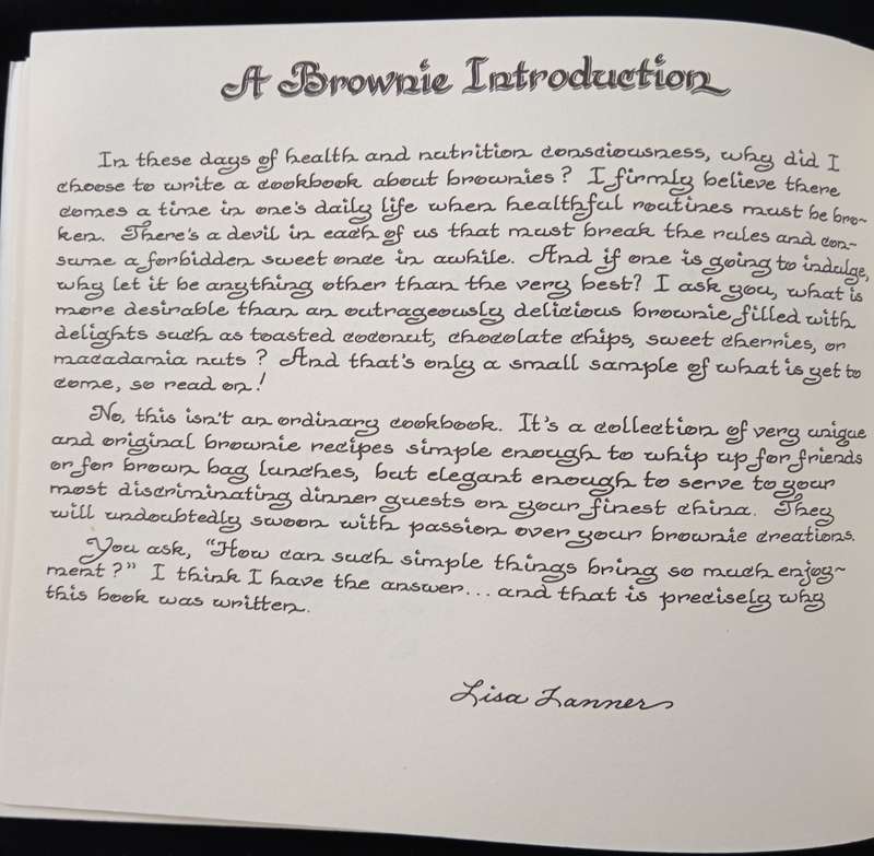 The Brownie Experience by Lisa Tanner