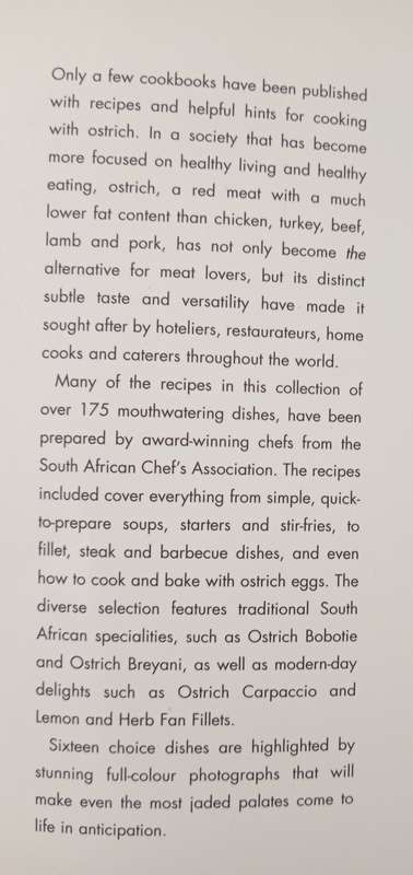 The South African Ostrich Cookbook by Pauline Henderson & Danielle Colson