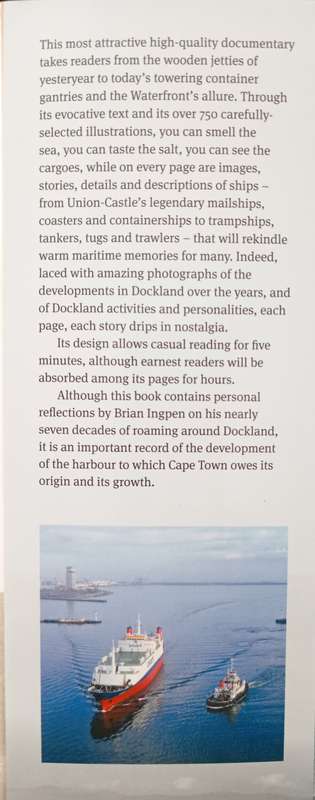 Cape Town`s Dockland Cameos of Shipping in Cape Town by Brian Ingpen