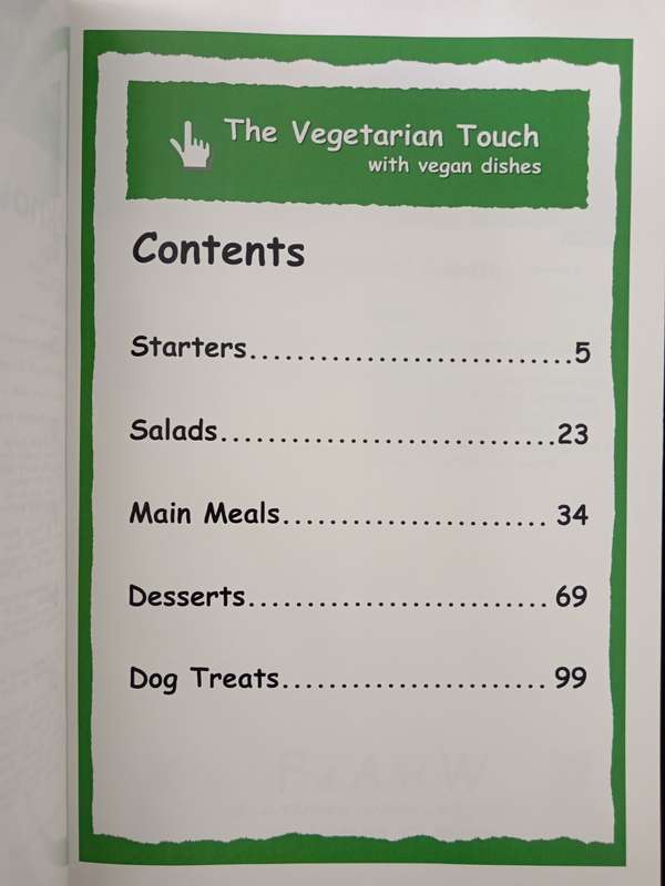 The Vegetarian Touch with vegan dishes