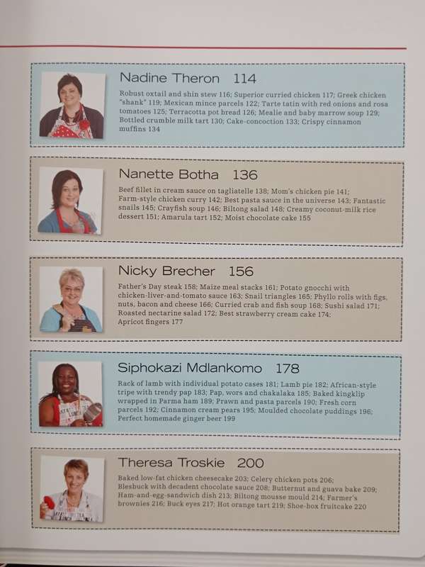 Top Ten home cooks Compiled by Christelle Erasmus & Alana van den Bergh