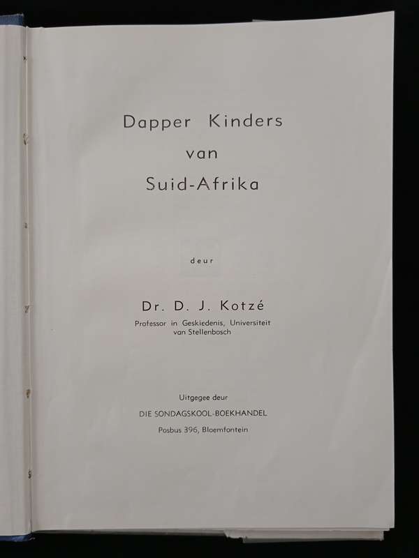 Dapper Kinders van Suid-Afrika by DJ Kotzé