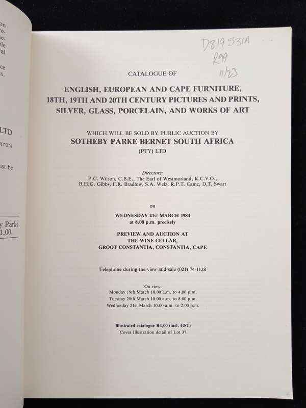 Sotheby`s Cape Town