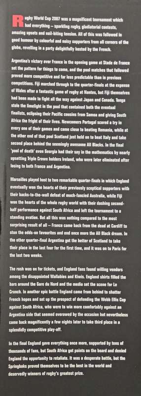 The Springboks Win Rugby`s Greatest Prize Edited by Ian Robertson