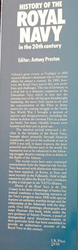 History of the Royal Navy in the 20th century Edited by Anthony Preston