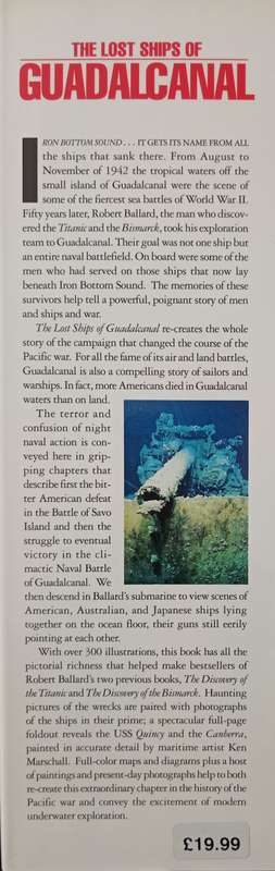 The Lost Ships of Guadalcanal by Robert D Ballard with Rick Archbold