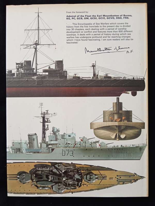 The Encyclopedia of Sea Warfare Foreword by Admiral of the Fleet the Earl Mountbatten of Burma