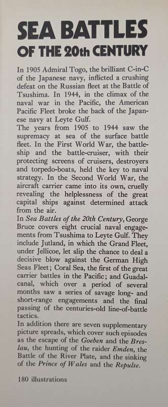 Sea Battles of the 20th Century by George Bruce