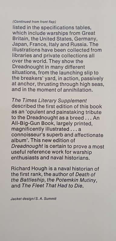Dreadnought by Richard Hough wit Introduction by CS Forester