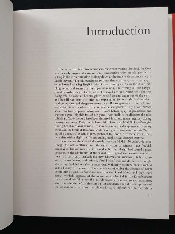 Dreadnought by Richard Hough wit Introduction by CS Forester