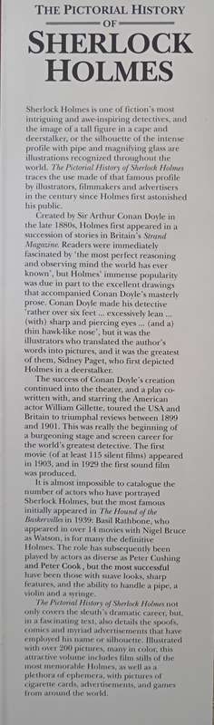 The Pictorial History of Sherlock Holmes by Michael Pointer