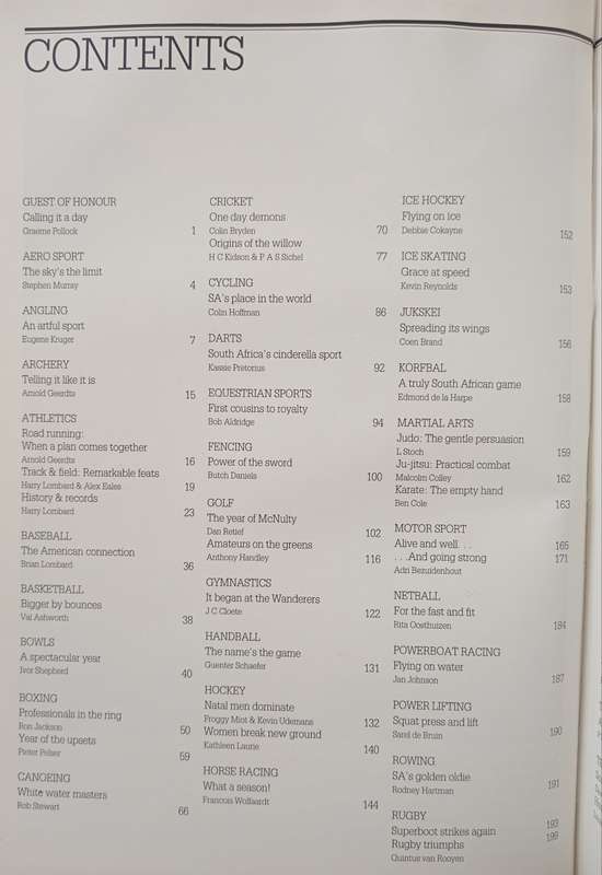 The Allied Book of SA sport & sports records 1986/87