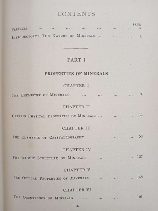 Rutley`s Elements of Mineralogy by HH Read