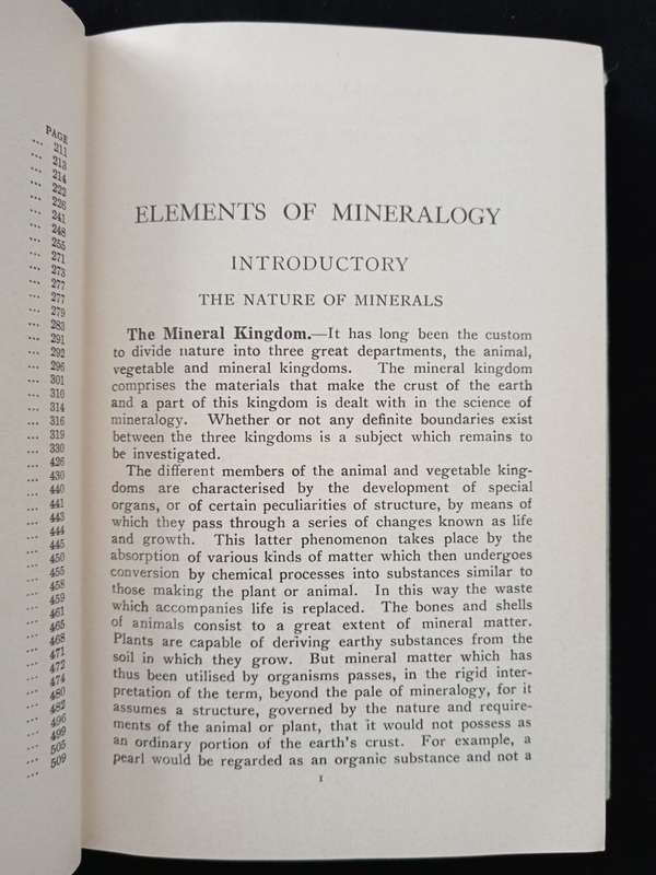 Rutley`s Elements of Mineralogy by HH Read