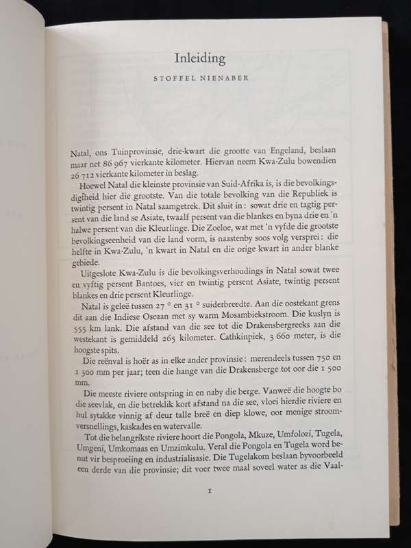 Tuinprovinsie Natal by Editor Stoffel Nienaber
