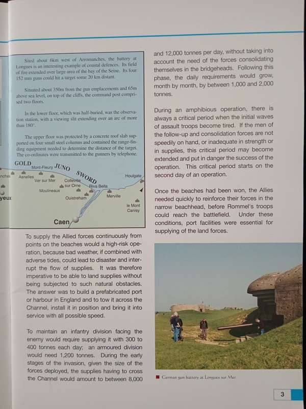 Arromanches History of a Harbour Mulberry harbour by Lieut Col Alain Ferrand