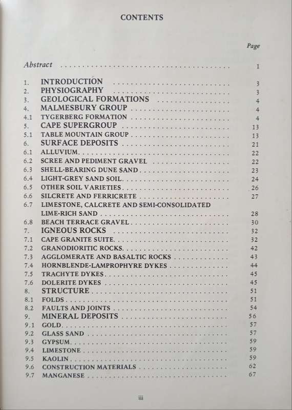 The Geology of Cape Town & Environs by JN Theron