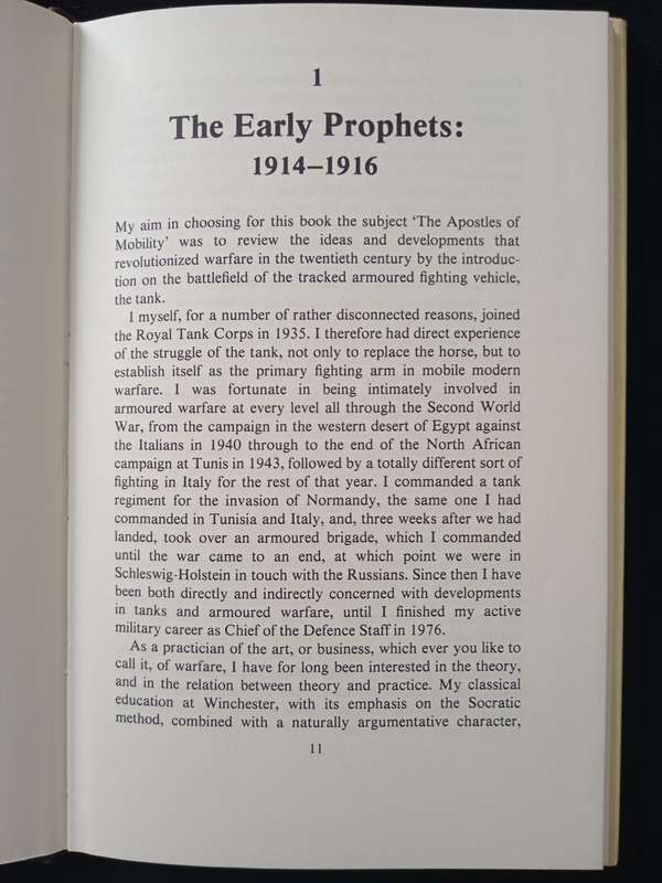 The Apostles of Mobility by Field Marshal Lord Carver