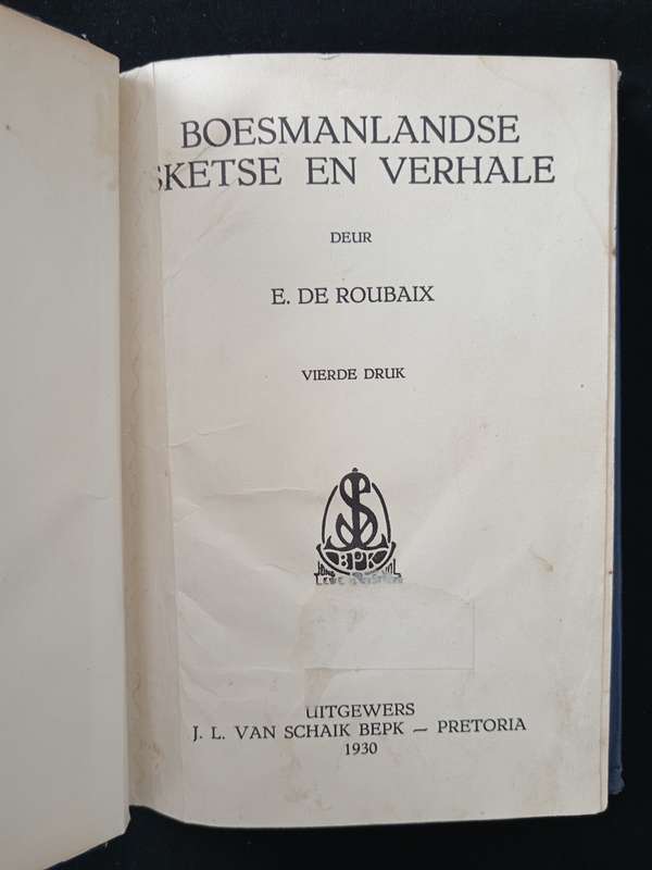 Boesmanlandse Sketse en Verhale by E de Roubaix