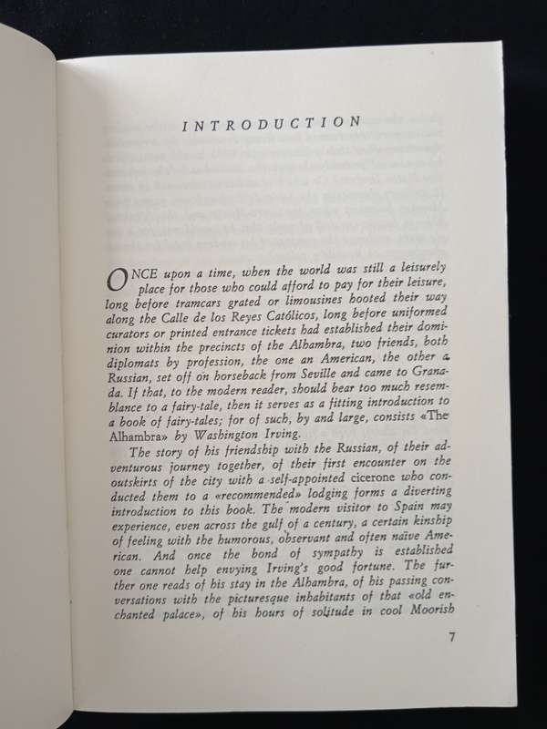 Tales of The Alhambra by Washington Irving
