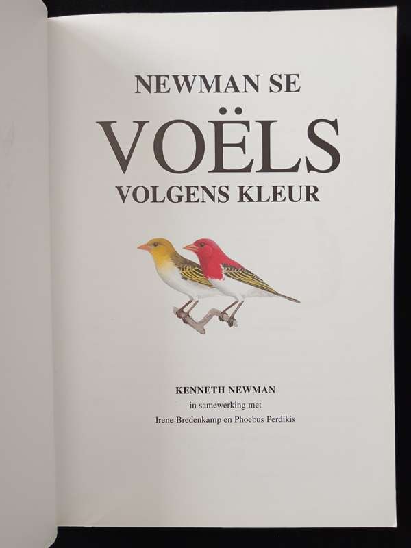 Newman se Voëls Volgens Kleur by Kenneth Newman