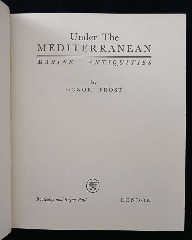 Under The Mediterranean by Honor Frost