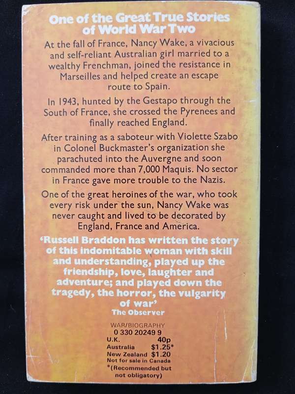 Nancy Wake by Russell Braddon