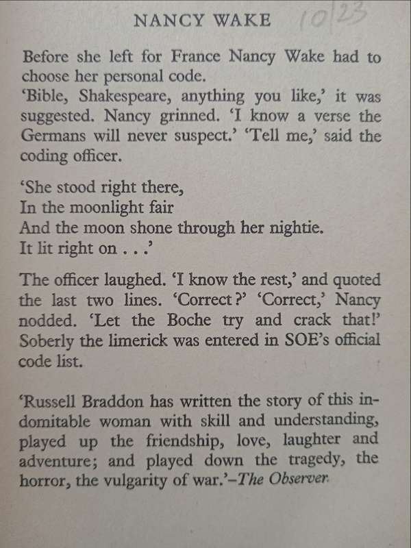 Nancy Wake by Russell Braddon
