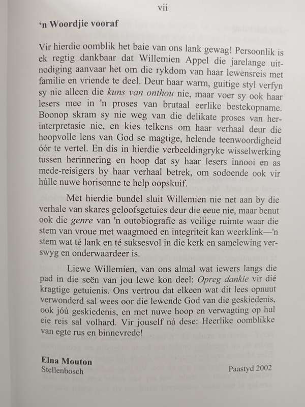 Verby die meule ń Lewensreis by Willemien Appel