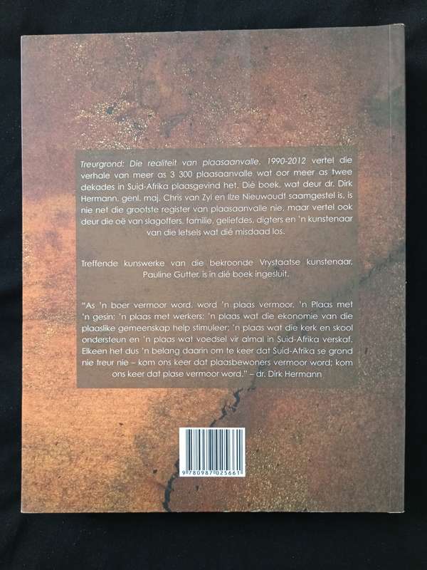 Treurgrond by Dr Dirk Hermann, Genl maj Chris van Zyl & Ilze Nieuwoudt