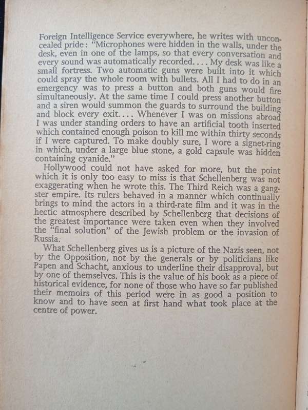 Schellenberg by Walter Schellenberg Edited & translated by Louis Hagen
