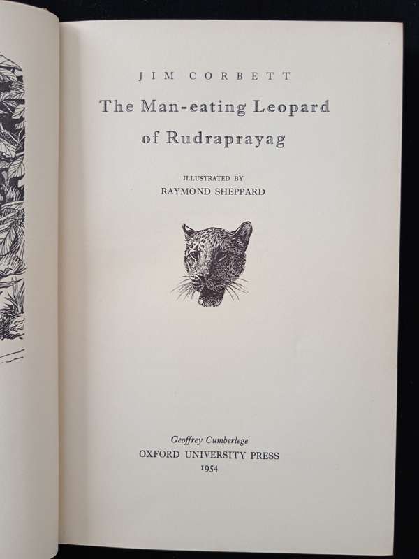 The Man-eating Leopard of Rudraprayag by Jim Corbett
