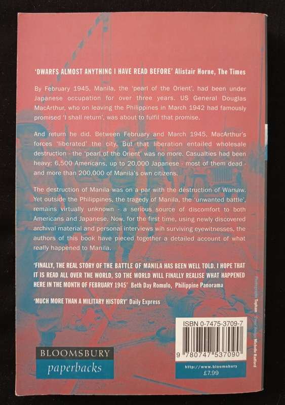 The Battle for Manila by Richard Connaughton, John Pimlott & Duncan Anderson
