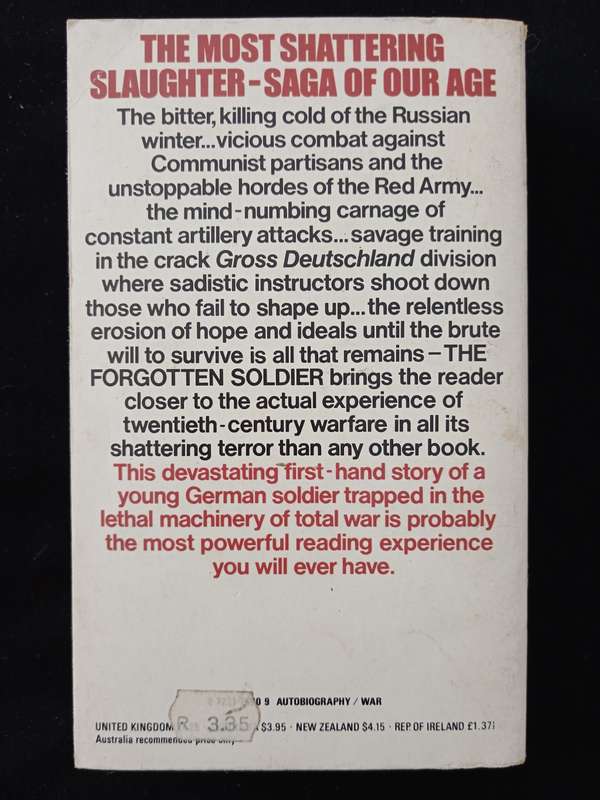The Forgotten Soldier by Guy Sajer